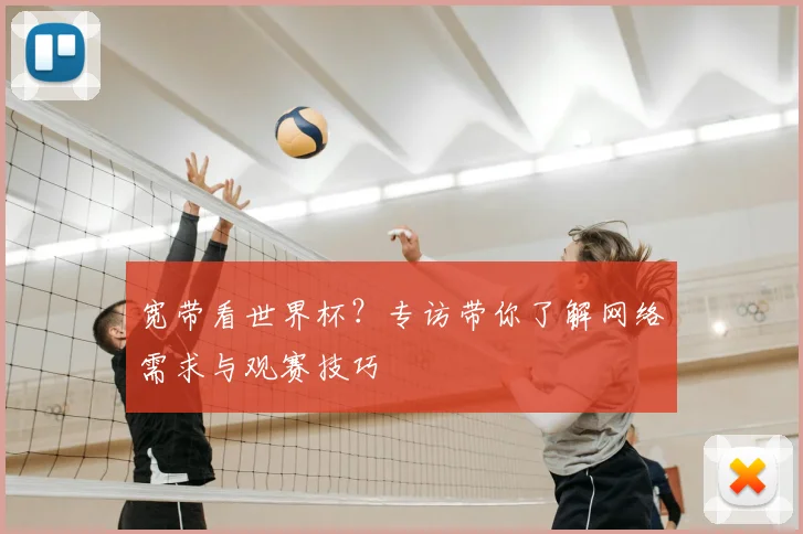 宽带看世界杯？专访带你了解网络需求与观赛技巧